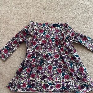 EUC Andy & Evan (Nordstrom) 12-18mo purple floral tunic/dress